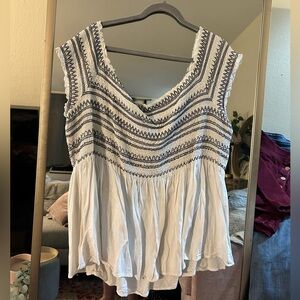 City Chic white off the shoulder top